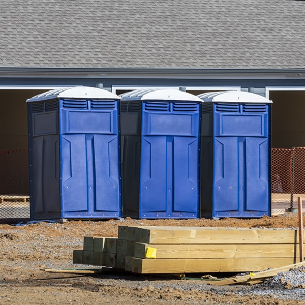 how can i report damages or issues with the porta potties during my rental period in Monticello NY